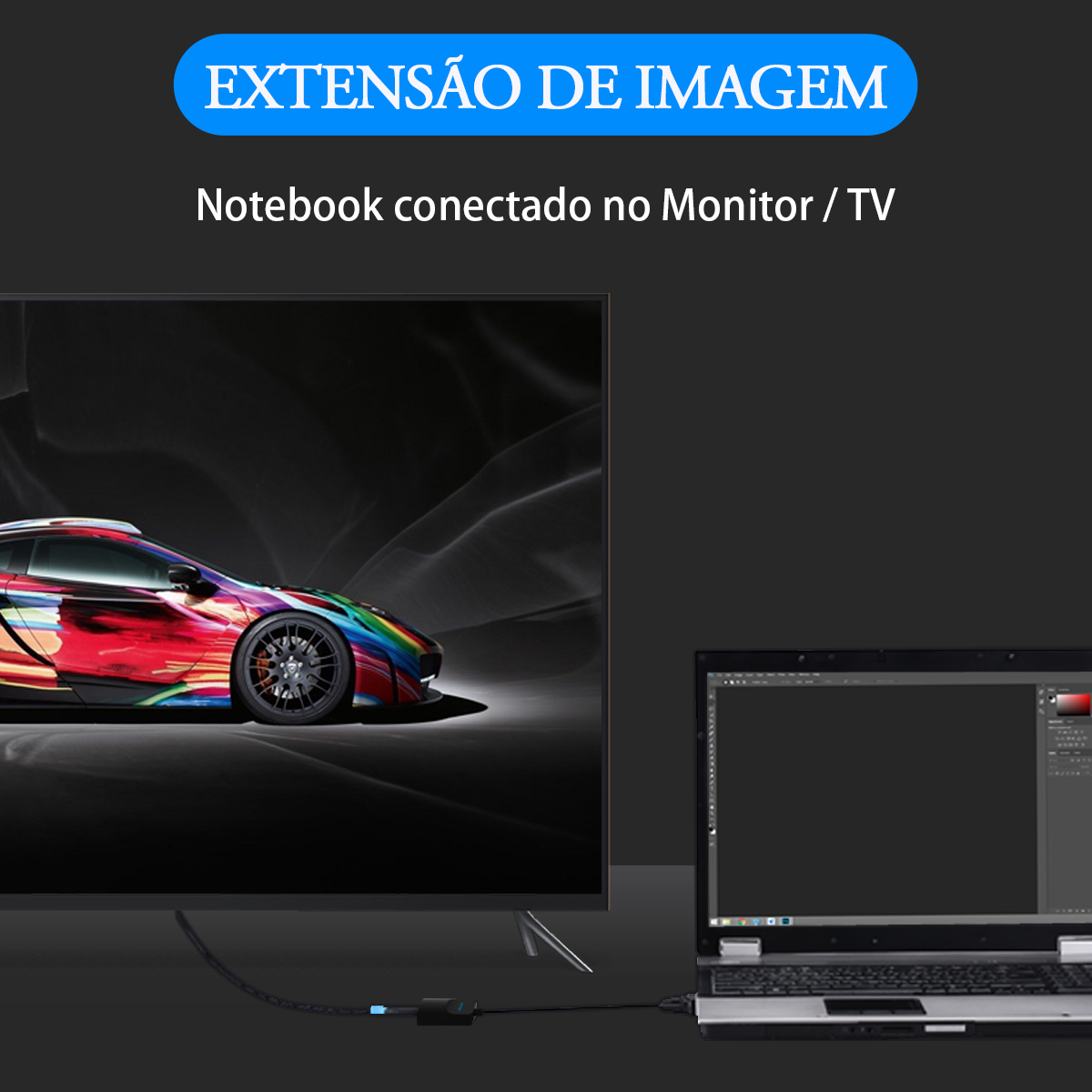 Adaptador Conversor VGA para HDMI com Saída de Áudio 3.5mm P2 e Alimentação USB 1080p - Vention - Imagem 9